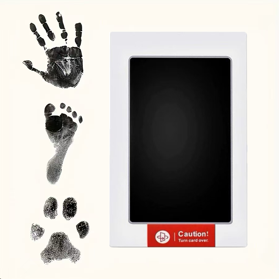 Footprint Ink Kit - 1세트 아기 손발자국 잉크패드 안전 무독성
