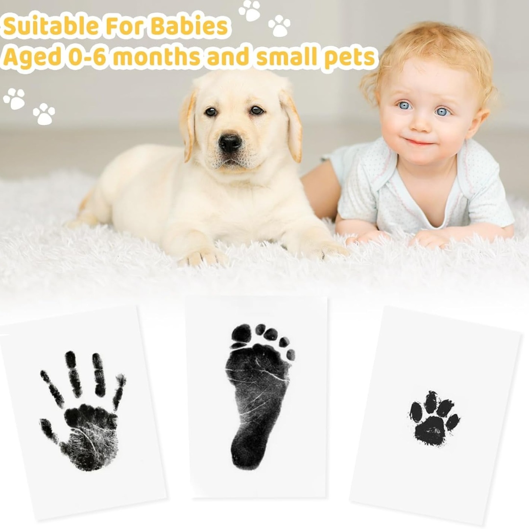Footprint Ink Kit - 아기 손발자국 키트 안전한 무독성 잉크