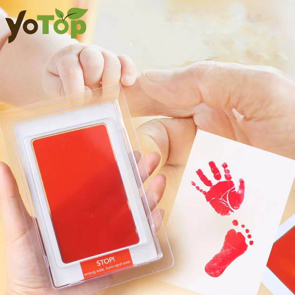 Footprint Ink Kit - 대형 무독성 아기 손자국 발자국 프린트