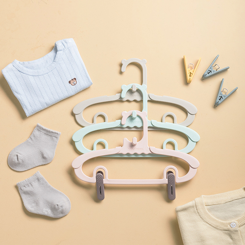 Baby Nursery Uniform - 10Pcs 아기 옷 걸이 조정 가능한