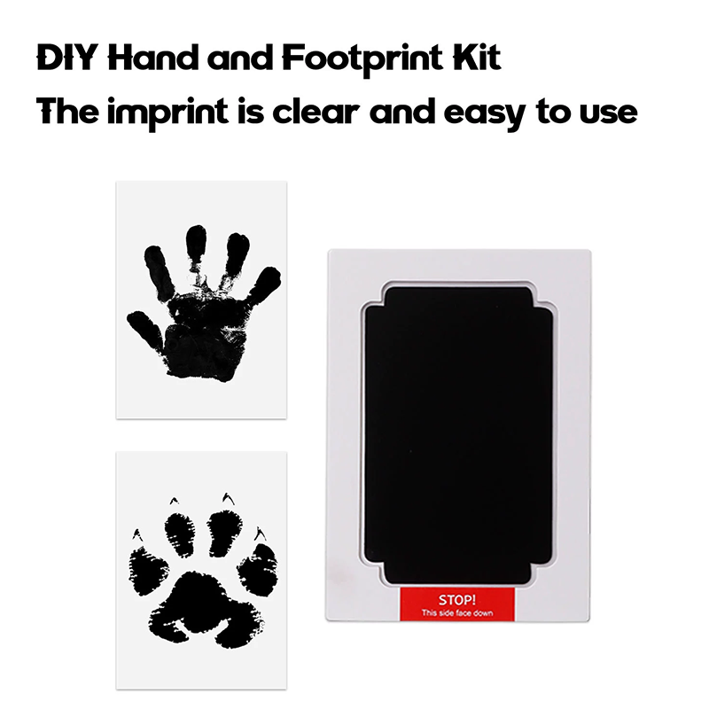Footprint Ink Kit - 무독성 아기 손발자국 잉크패드 애완견/고양이 발자국