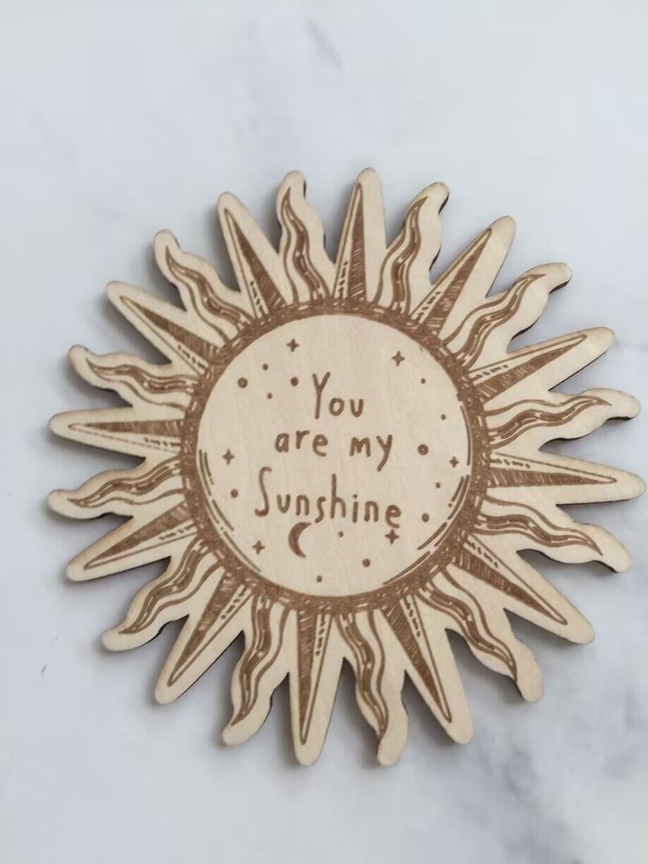 Baby Nursery You Are My Sunshine - 1pcs 당신은 내 햇빛입니다 나무 플라크