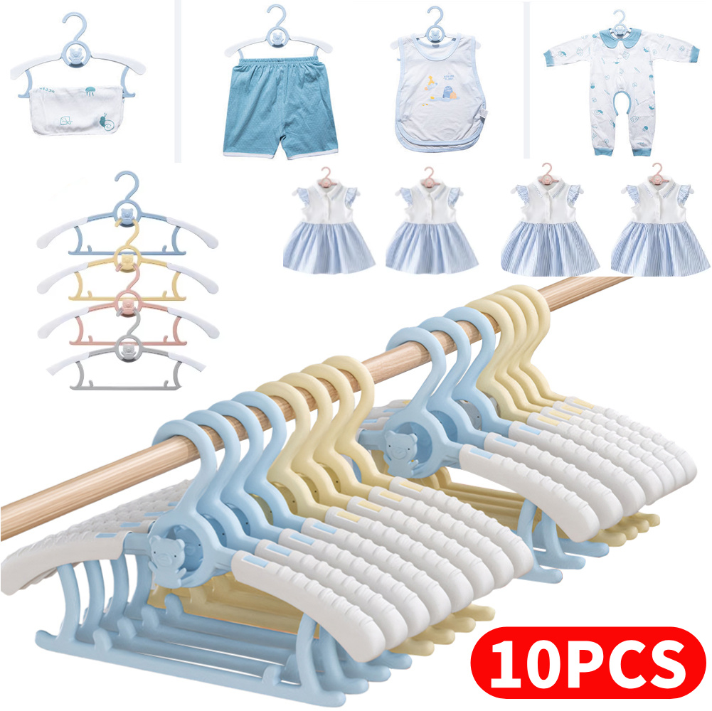 Baby Nursery Uniform - 10개입 확장형 아기 옷걸이 유아 옷