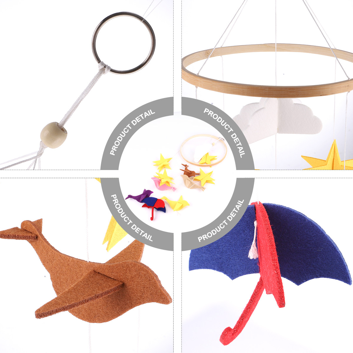 1개 아기 침대 장식용 프리미엄 풍차임 펜던트 섬세한  - Baby Nursery Decor Girl 리뷰 및 가격