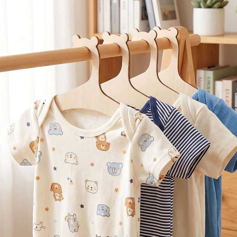 아기 옷걸이 귀여운 곰 나무 어린이 옷걸이 홈 소녀 공 - Baby Nursery Decor Girl 리뷰 및 가격