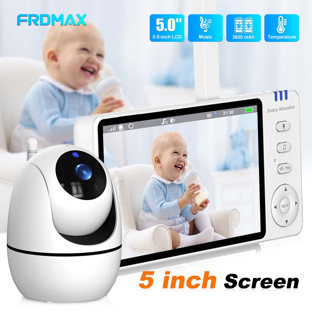 5 인치 비디오 베이비 모니터, 실내 무선 양방향 오디 - Wearable Baby Monitor 리뷰 및 가격