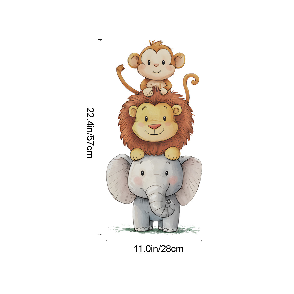 귀여운 숲 동물 벽 스티커 방 장식용 아기 방 장식 보 - Baby Nursery Wall Stickers 리뷰 및 가격
