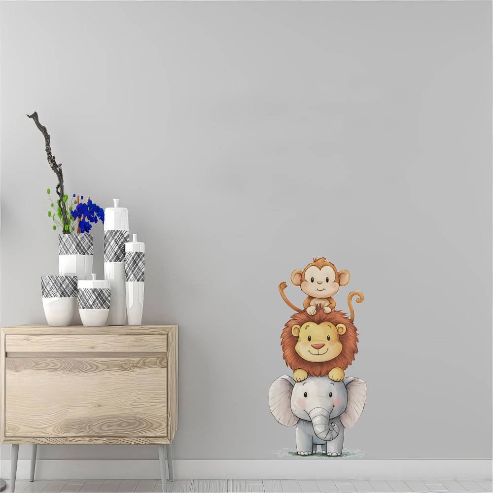귀여운 숲 동물 벽 스티커 방 장식용 아기 방 장식 보 - Baby Nursery Wall Stickers 리뷰 및 가격