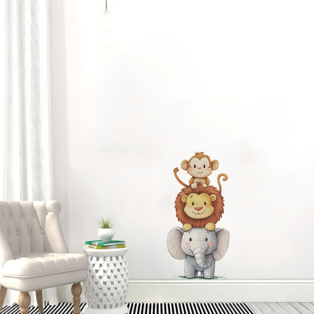 귀여운 숲 동물 벽 스티커 방 장식용 아기 방 장식 보 - Baby Nursery Wall Stickers 리뷰 및 가격