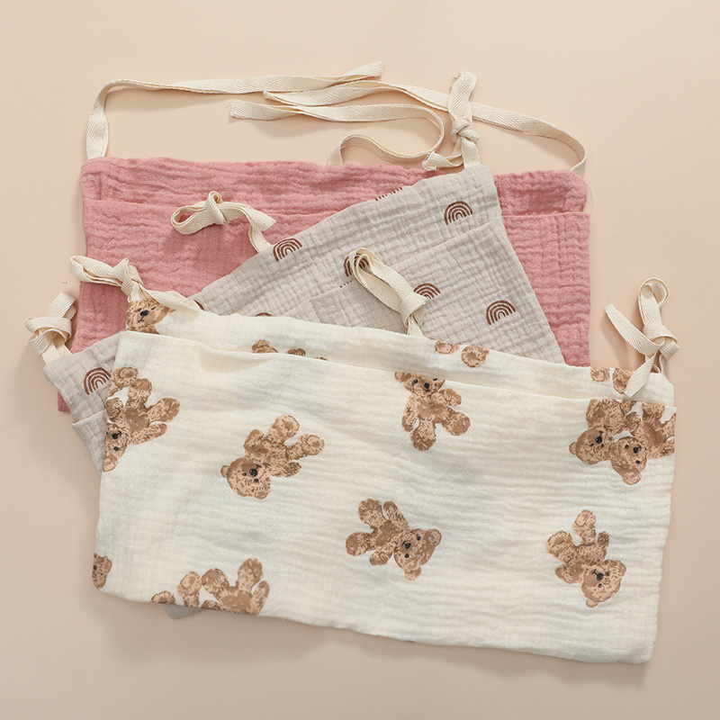 머슬린 아기 침대 정리함, 면 소재 침대 옆 수납 가방 - Baby Nursery Organiser 리뷰 및 가격