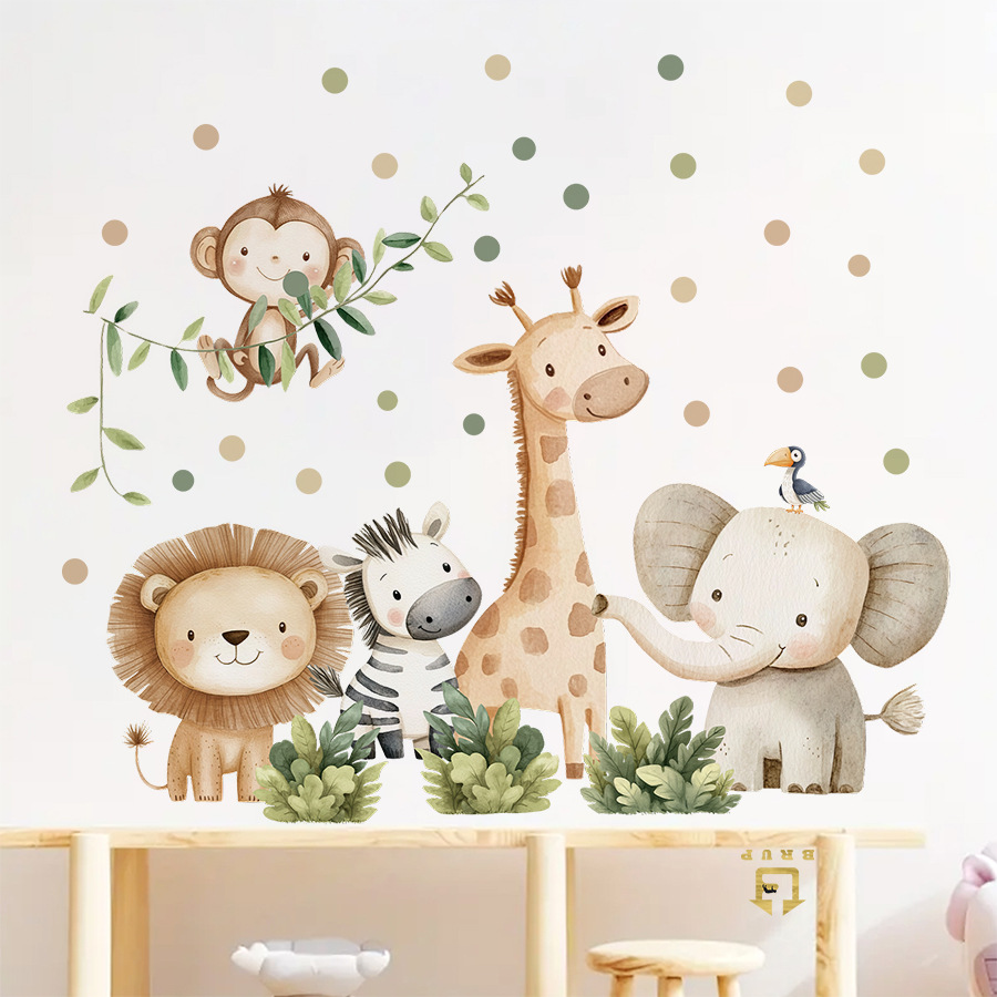 Boho 숲 동물 벽 스티커 어린이 방 소년 소녀 베이 - Baby Nursery Decor Ideas 리뷰 및 가격
