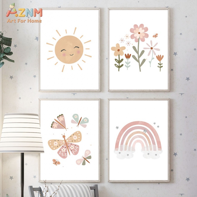 AZNM 당신은 나의 햇살입니다 귀여운 해바라기 나비  - Baby Nursery You Are My Sunshine 리뷰 및 가격