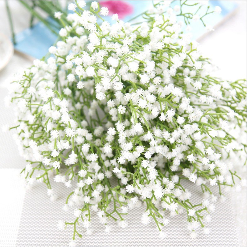 인공 꽃 폭발 장식 가짜 플라스틱 안개꽃 웨딩 신부 액 - Baby Nursery Decor Ideas 리뷰 및 가격