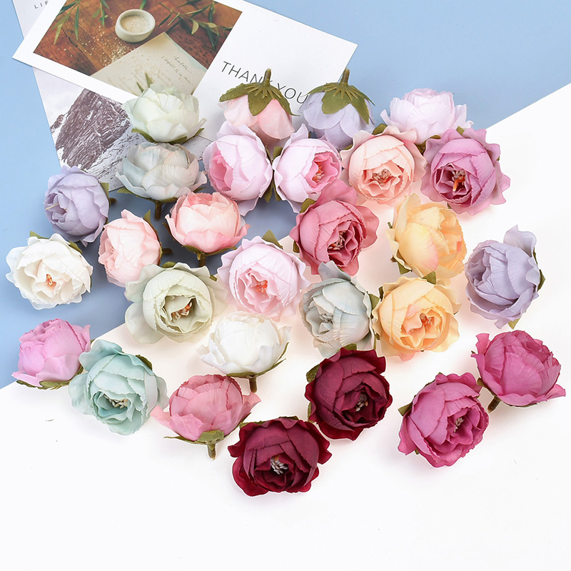 10/20Pcs 장미 인공 꽃 4CM 실크 가짜 꽃 홈 - Baby Nursery Decor Ideas 리뷰 및 가격