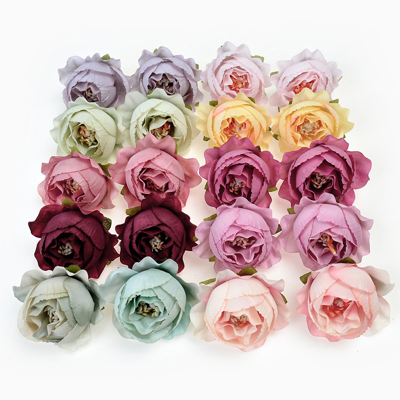 10/20Pcs 장미 인공 꽃 4CM 실크 가짜 꽃 홈 - Baby Nursery Decor Ideas 리뷰 및 가격