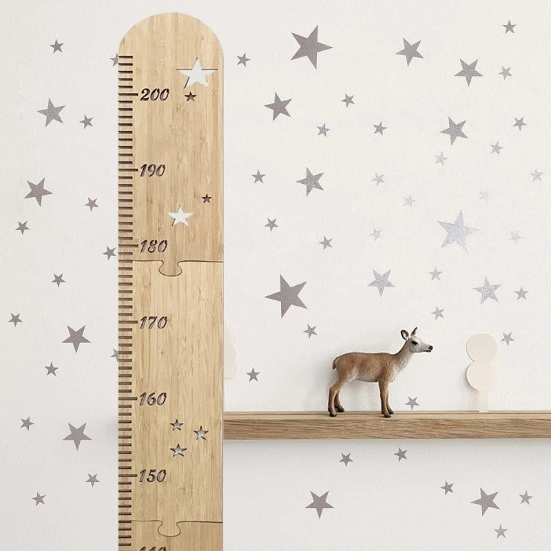 북유럽 나무 어린이 키 성장 차트 눈금자, 아기 어린이 - Baby Nursery Wall Stickers 리뷰 및 가격