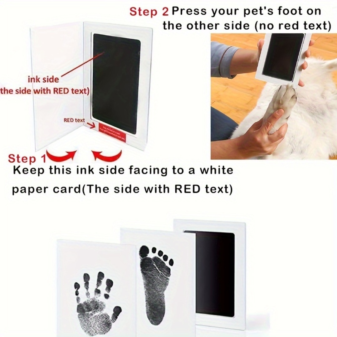 반려동물 손발자국 잉크패드 세트 1/2개, 안전 무독성 - Footprint Ink Kit 리뷰 및 가격