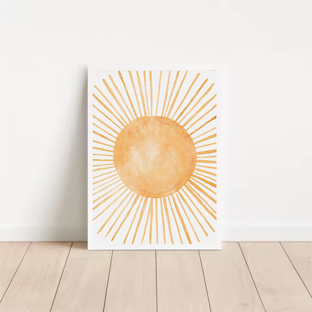 Boho 레인보우 태양 포스터 추상 벽 아트 인쇄 당신 - Baby Nursery You Are My Sunshine 리뷰 및 가격