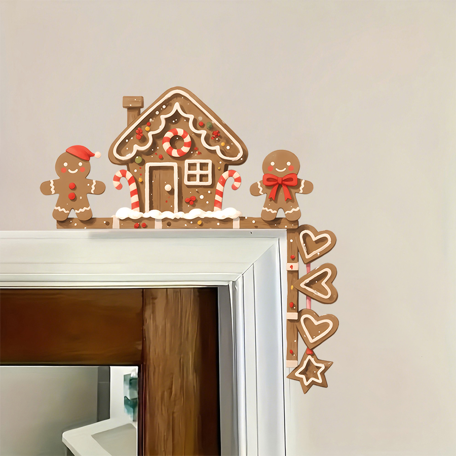 진저 브레드 하우스 & 남자 크리스마스 벽 스티커 어린 - Baby Nursery Wall Stickers 리뷰 및 가격