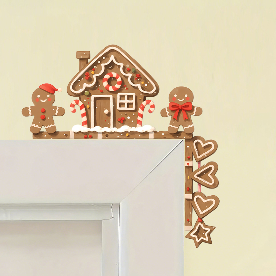 진저 브레드 하우스 & 남자 크리스마스 벽 스티커 어린 - Baby Nursery Wall Stickers 리뷰 및 가격