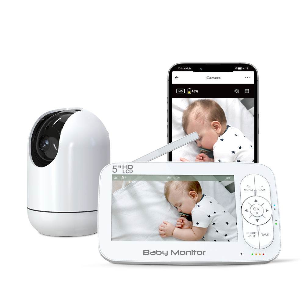 5인치 2MP 1080P 앱 원격 제어 WIFI 베이비 - Wearable Baby Monitor 리뷰 및 가격