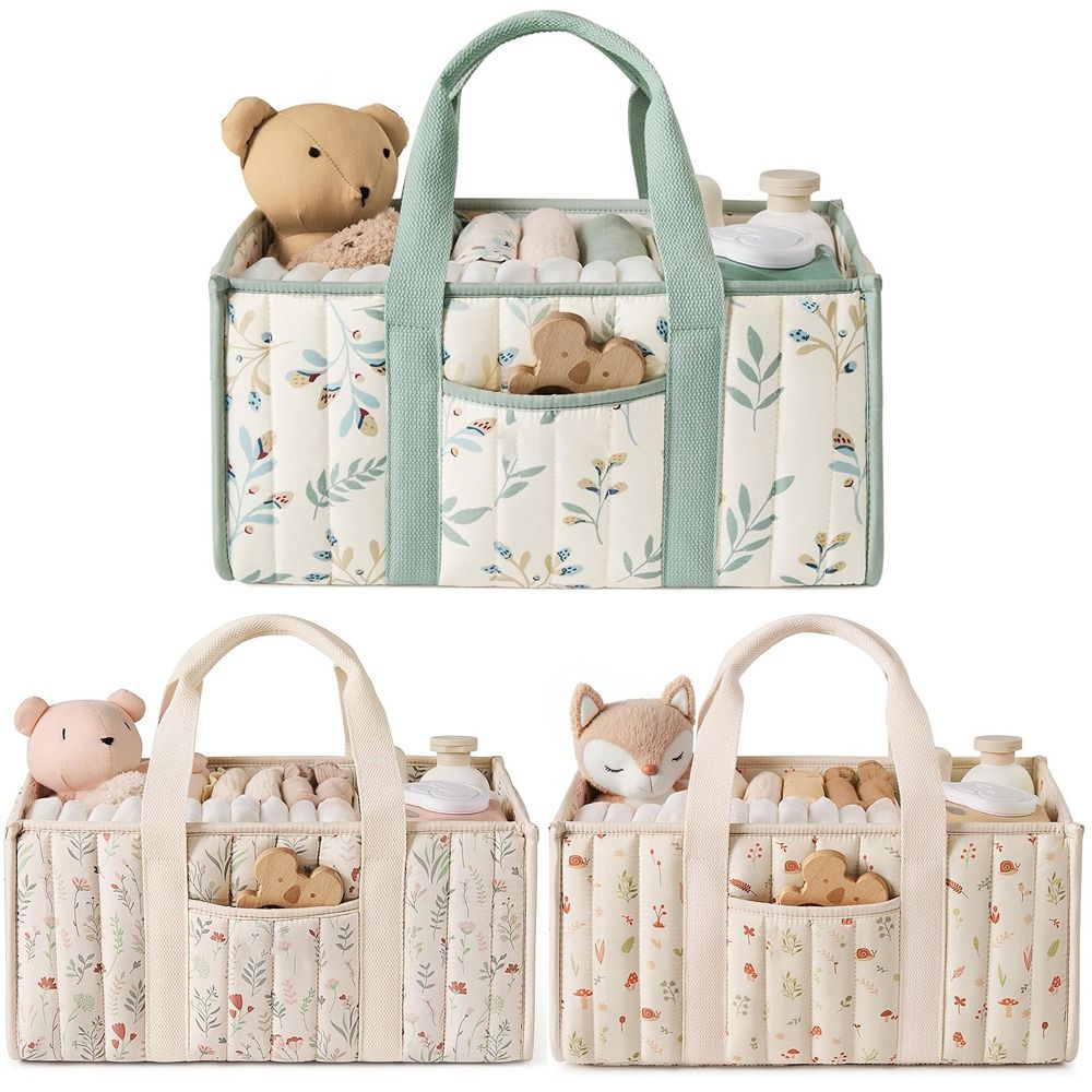 대용량 아기 기저귀 정리함 휴대용 꽃무늬 보육실 수납  - Baby Nursery Organiser 리뷰 및 가격