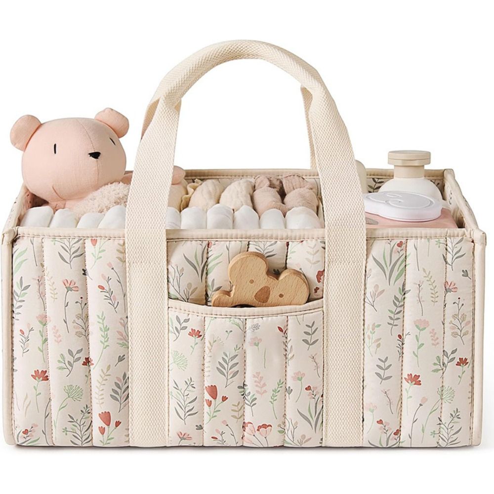 대용량 아기 기저귀 정리함 휴대용 꽃무늬 보육실 수납  - Baby Nursery Organiser 리뷰 및 가격