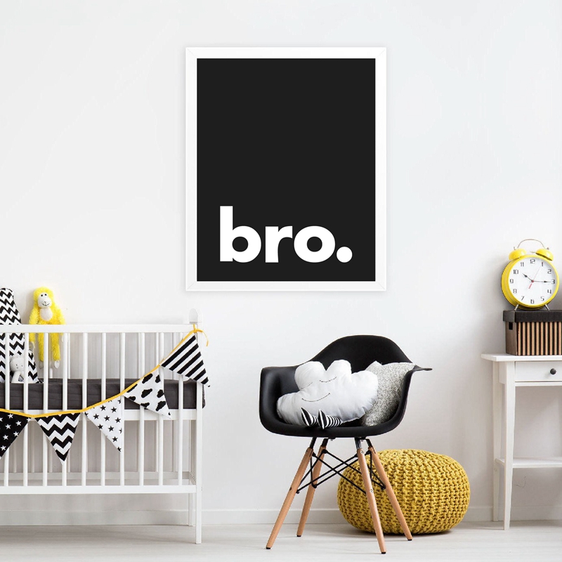 형. 미니멀 타이포그래피 프린트 포스터, 블랙 화이트, - Baby Boy Nursery Quotes 리뷰 및 가격