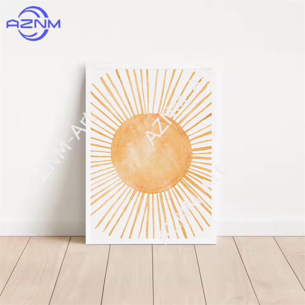 보헤미안 레인보우 썬 포스터 추상 벽 예술 프린트 당신 - Baby Nursery You Are My Sunshine 리뷰 및 가격
