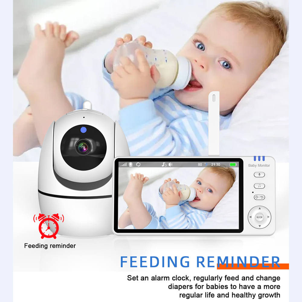 카메라와 오디오가 포함된 비디오 베이비 모니터, 5인치 - Wearable Baby Monitor 리뷰 및 가격