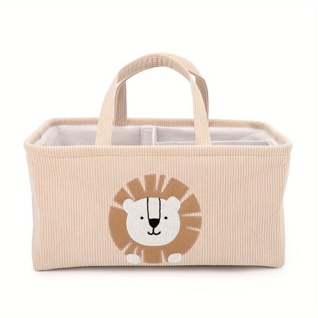 귀여운 사자 모양 기저귀 정리함, 접이식 패브릭 수납  - Baby Nursery Organiser 리뷰 및 가격