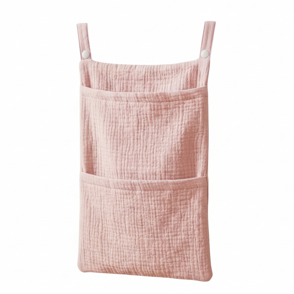 아기 침대 정리함 걸이식 수납 가방 무슬린 코튼 거즈  - Baby Nursery Organiser 리뷰 및 가격