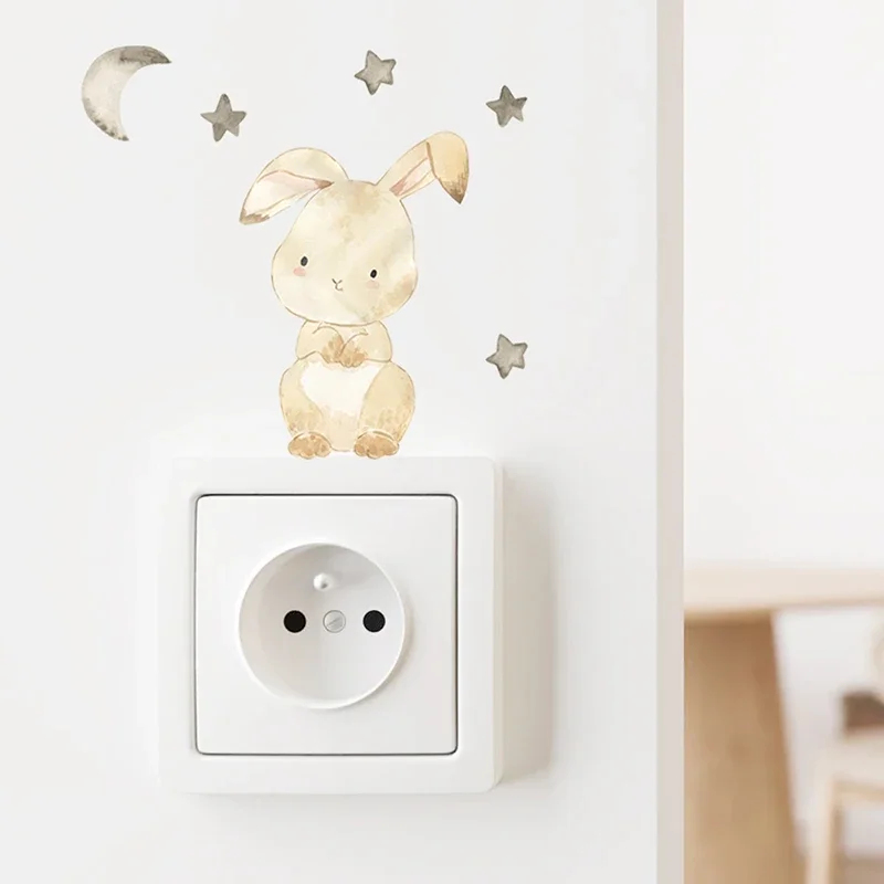 1/2/4/6set 어린이 방을위한 만화 동물 벽 스티 - Baby Nursery Wall Stickers 리뷰 및 가격