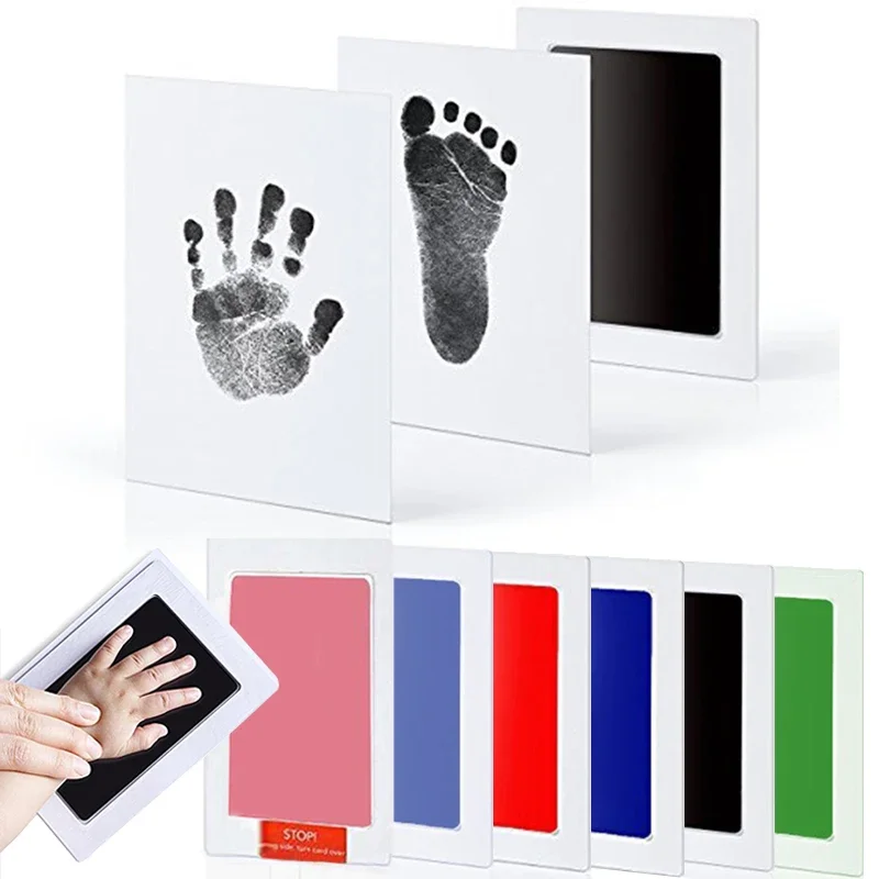 안전한 무독성 아기 발자국 손자국 터치 없음 피부 무  - Footprint Ink Kit 리뷰 및 가격