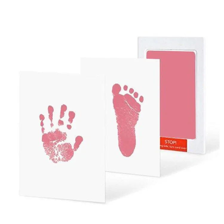 안전한 무독성 아기 발자국 손자국 터치 없음 피부 무  - Footprint Ink Kit 리뷰 및 가격
